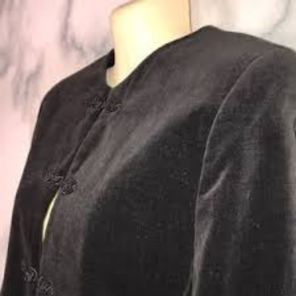 Potomac Collection Velvet 4 Button Cotton Blazer - Picture 5 of 8